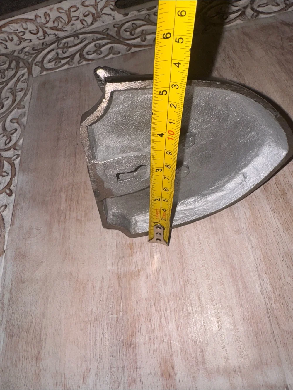 Metallic Rhinoceros Wall Hook